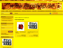 Tablet Screenshot of ekoshop.de